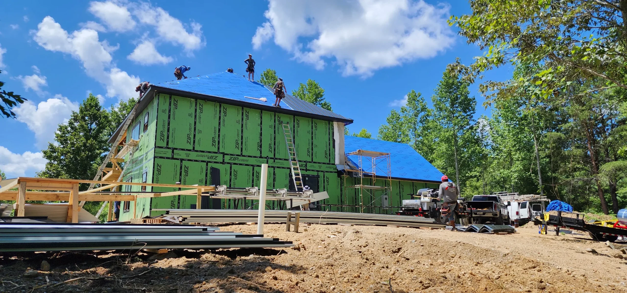 Ledger and House Connection by Magos Construction in Asheville, NC