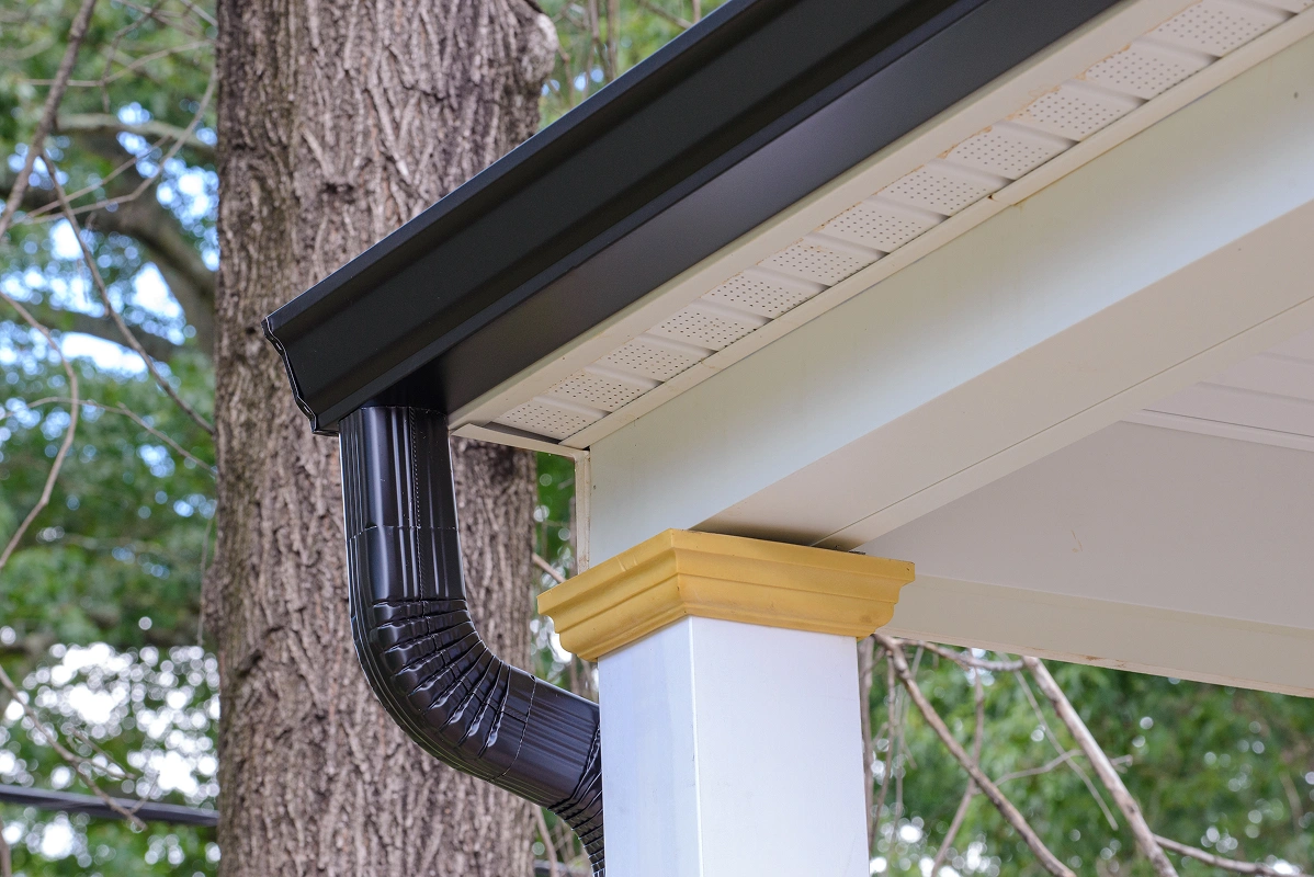 Downspout Placement by Magos Construction in Asheville, NC